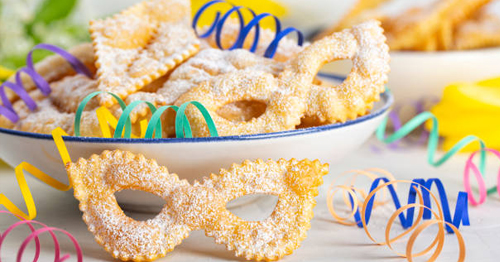 Carnival Puff Pastry Masks