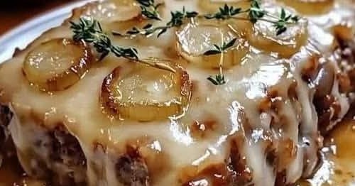 Cheesy French Onion Meatloaf