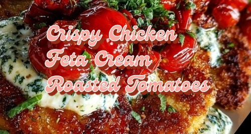 Crispy Chicken with Feta & Roasted Tomatoes