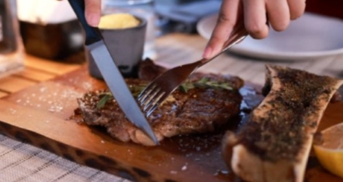 Ribeye Steak with Roast Potatoes