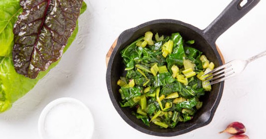 Sautéed Swiss Chard with Garlic